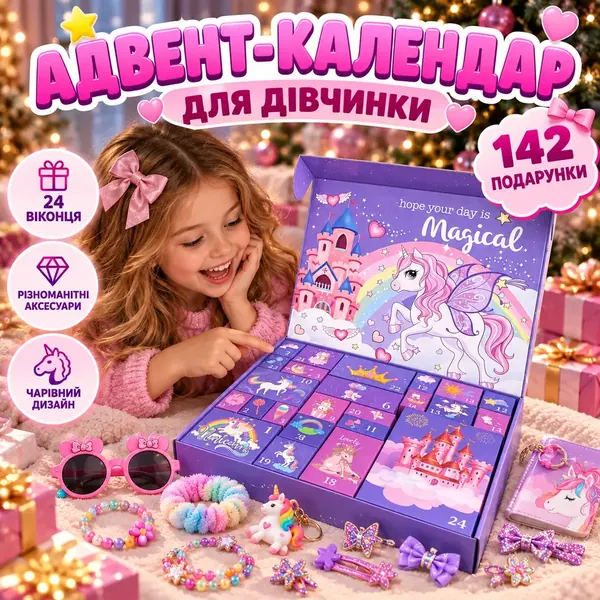 Адвент-календар для дівчинки Magical