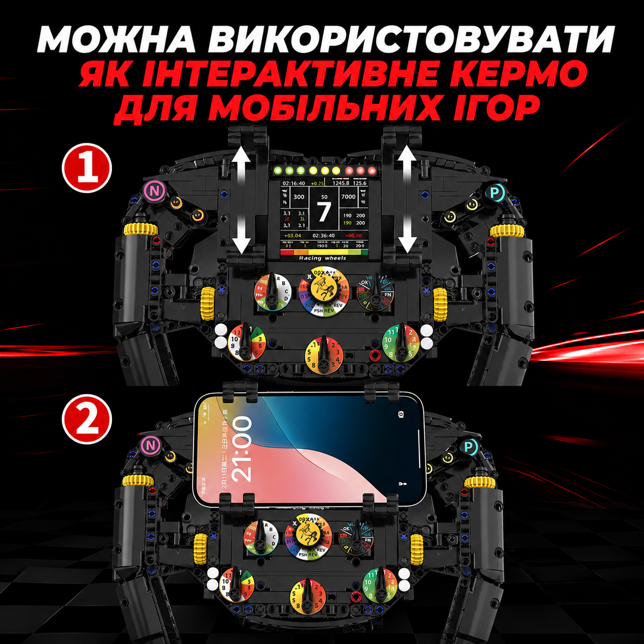 Болід F1 симулятор кермо